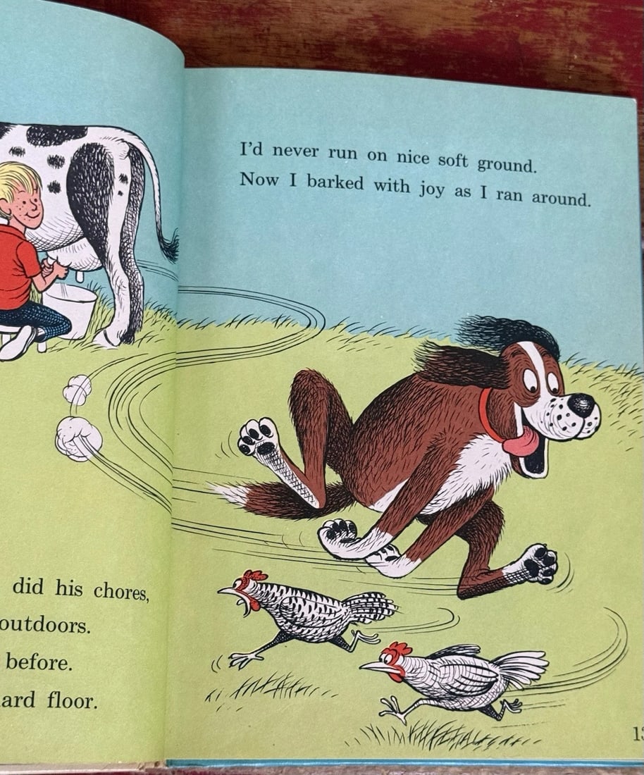 Vintage Al Perkins 1967 The Digging-est Dog Dr Seuss RandomHouse BC1st Ed/Print - 10