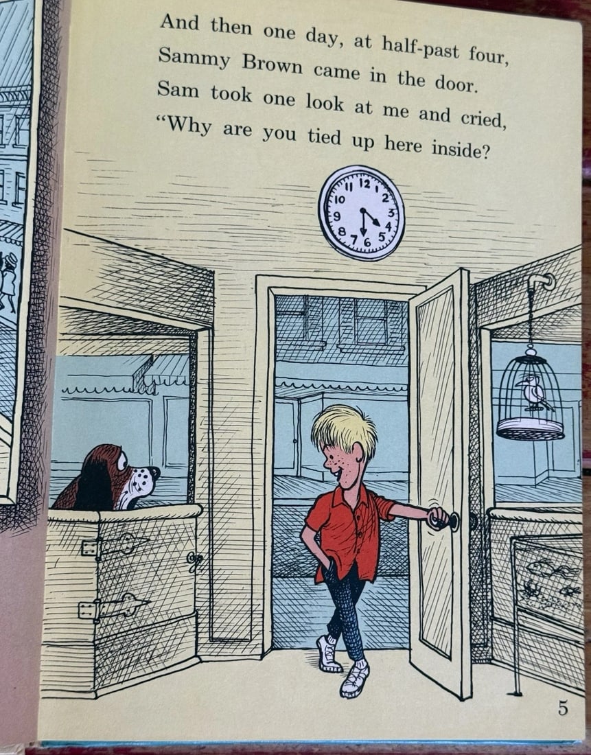 Vintage Al Perkins 1967 The Digging-est Dog Dr Seuss RandomHouse BC1st Ed/Print - 9