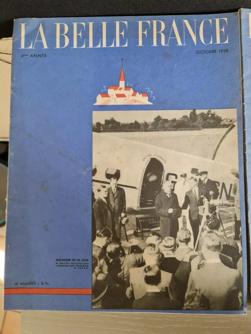 Set of 3 La Belle France Magazines - October, November, December 1938 - 10