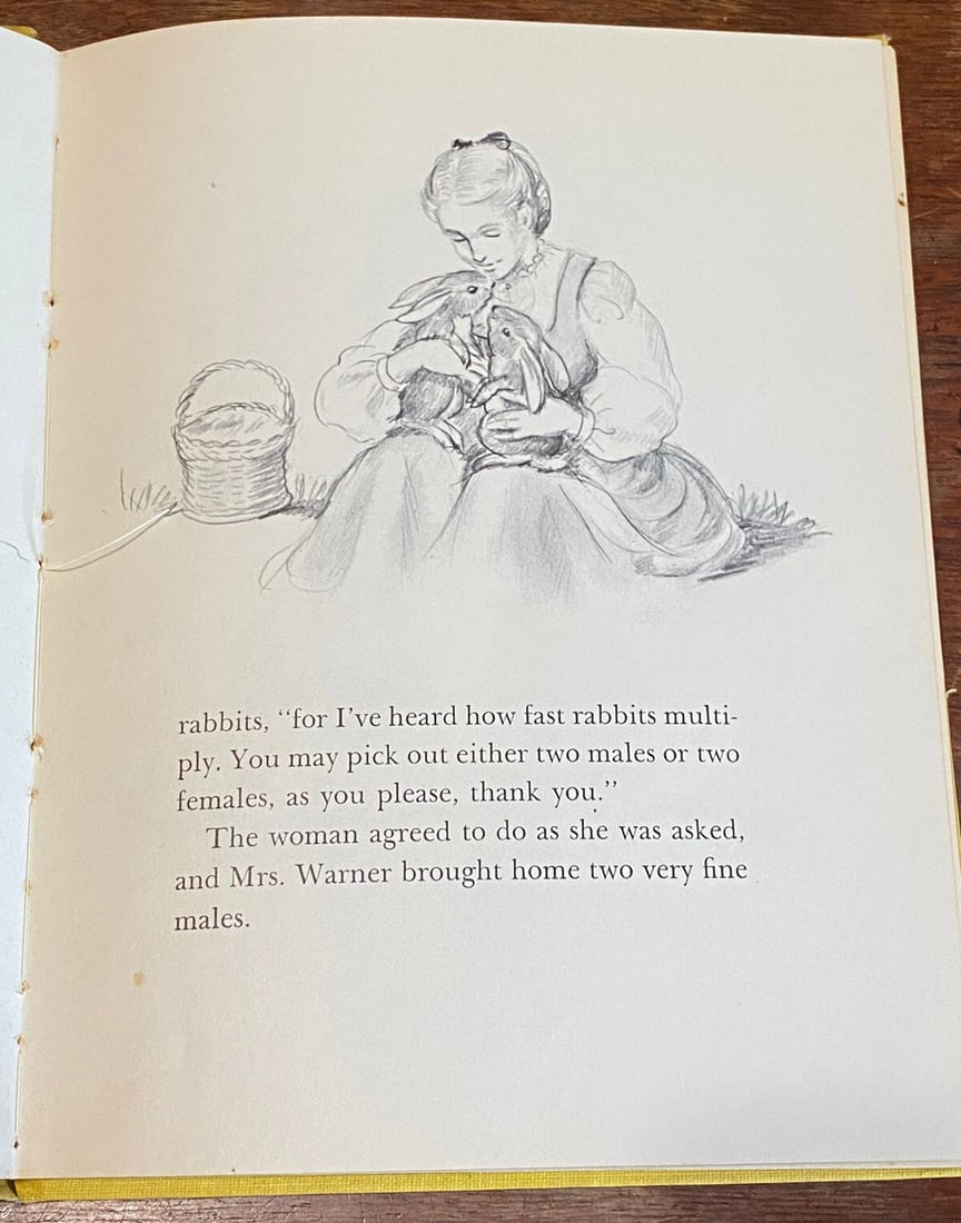 T L McCready, Jr. INCREASE RABBIT 1st Edition 1958 HC Illustrations Tasha Tudor - 8
