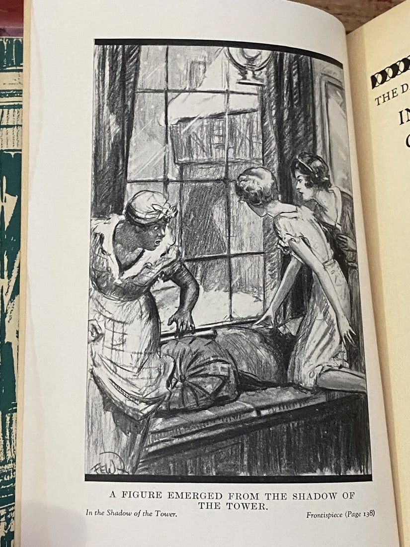 The Dana Girls In the Shadow of the Tower FIRST Edition 1934 Carolyn Keene VG - 6