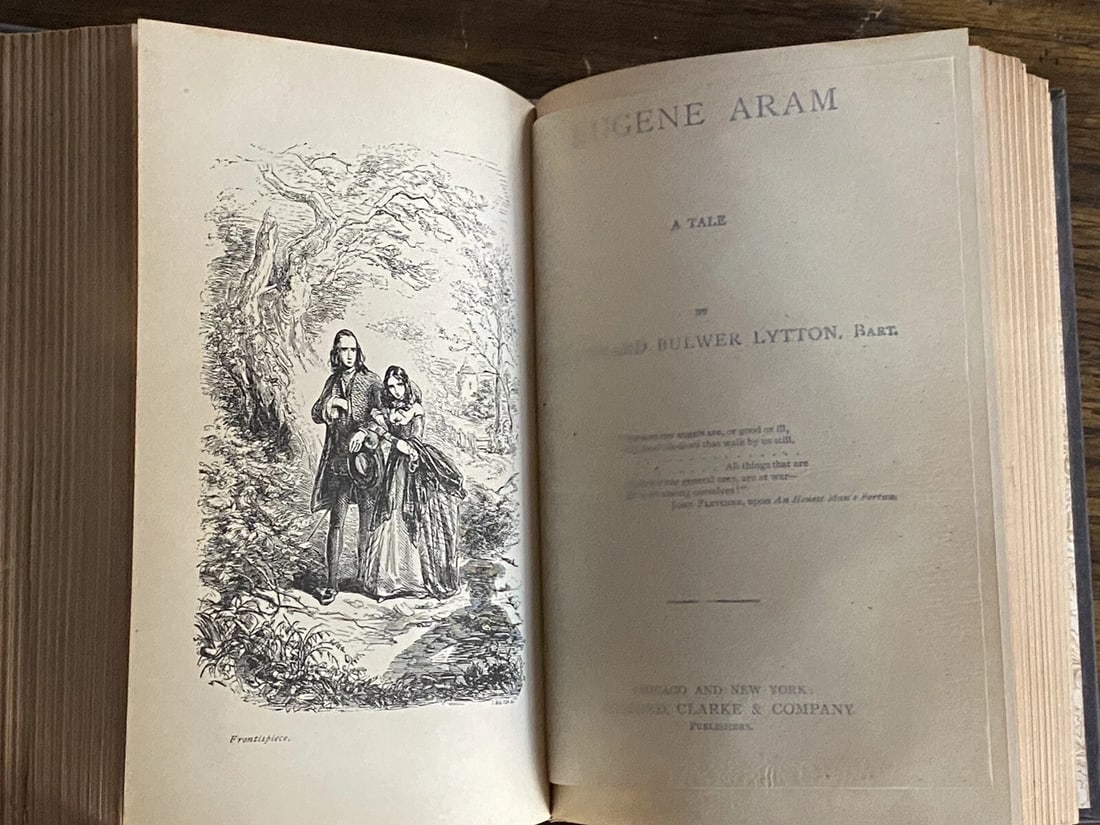 Bulwer Lytton's Works Paul Clifford and Eugene Aram HC Belford Clarke 1stEdition - 7