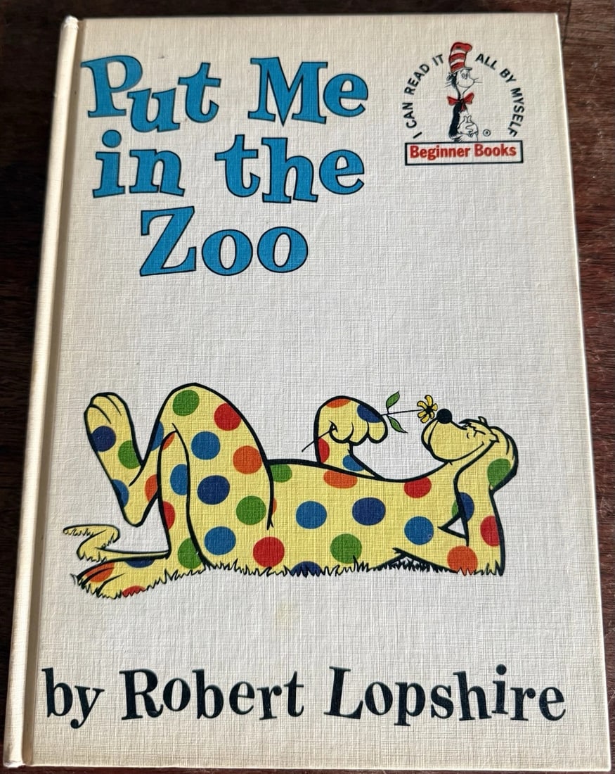 PUT ME IN THE ZOO Robert Lopshire 1960 1st BC Ed. 1st Print VGood Beginner Books (1 of 13)