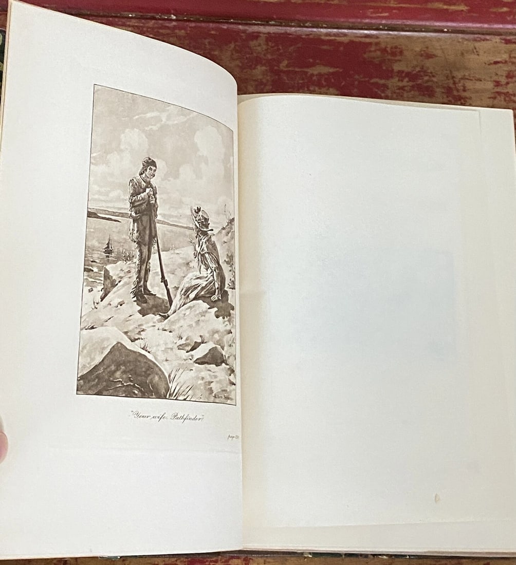 James Fenimore Cooper PATHFINDER 1898 Leather Stocking Tales Fireside Ed. VeryGd - 5