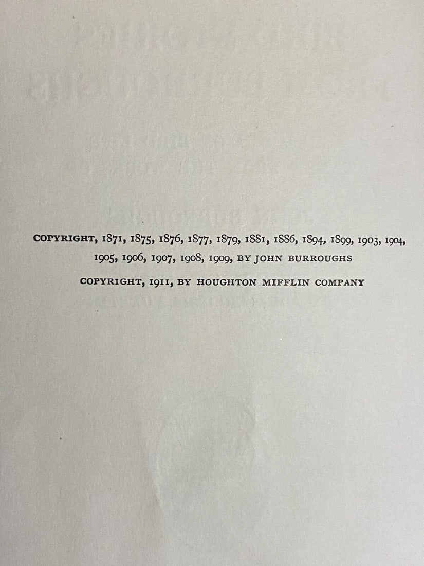 Bird Stories from Burroughs -John Burroughs 1909 HC Illustrated - 5
