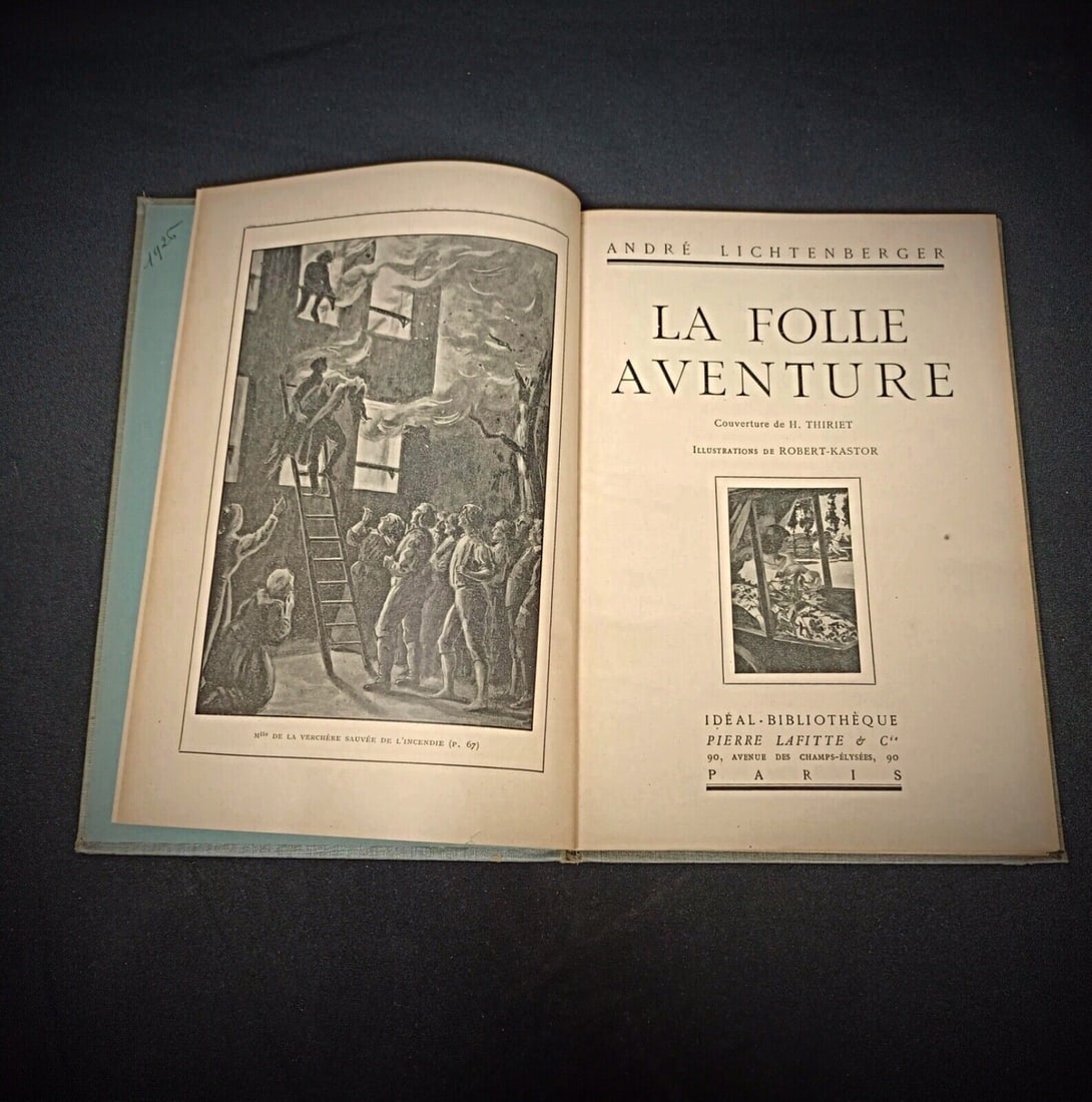 La Folle Aventure by Andre Lichtenberger, 1913 Edition - 4
