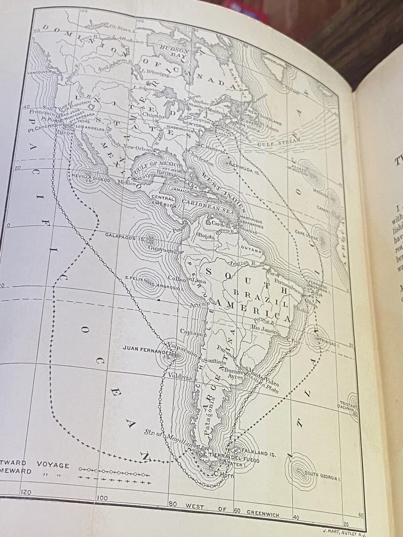 TWO YEARS BEFORE THE MAST Richard H Dana 1907 COLOR ILLUSTRATIONS HC RARECrowell - 11