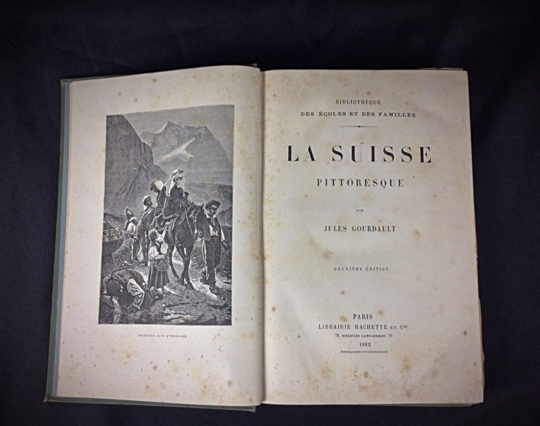 Jules Gourdault's "La Suisse Pittoresque" - Second Edition c. 1882 - 5
