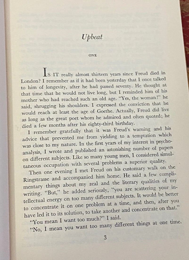 Theodor Reik Secret Self Psychoanalytic Experiences in Life and Literature VGood - 10