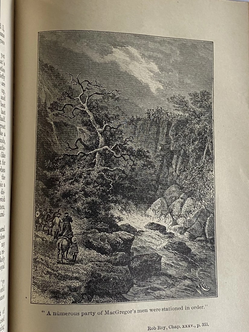 The Works Of Sir Walter Scott Waverley Novels Univ. Ed. Vol.III Illustr. Rob Roy - 8