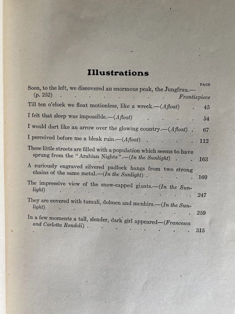 Guy De Maupassant Afloat, In The Sunshine 1910 Pearson Publishing HC Rare - 6
