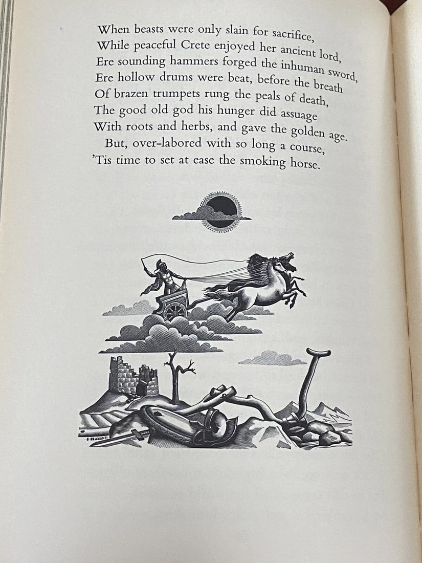 Virgil, John Dryden / The Georgics 1953 Vintage Copy - 6