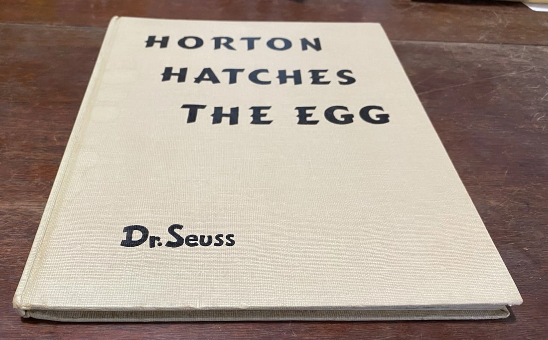 Horton Hatches the Egg 1940 First Ed Dr. Seuss First Ed HC/ DJ Near Fine/Good - 20
