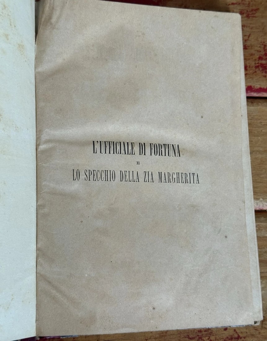 Sir Walter Scott LOfficiale Di Fortuna Fratelli Simonetti 1872 Milano HC Illust - 5
