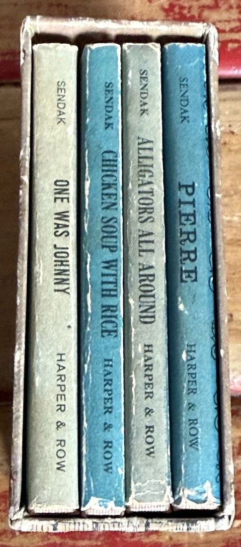 NUTSHELL LIBRARY by Maurice Sendak/ Harper & Row, 1962 (4 Mini Books) - 4