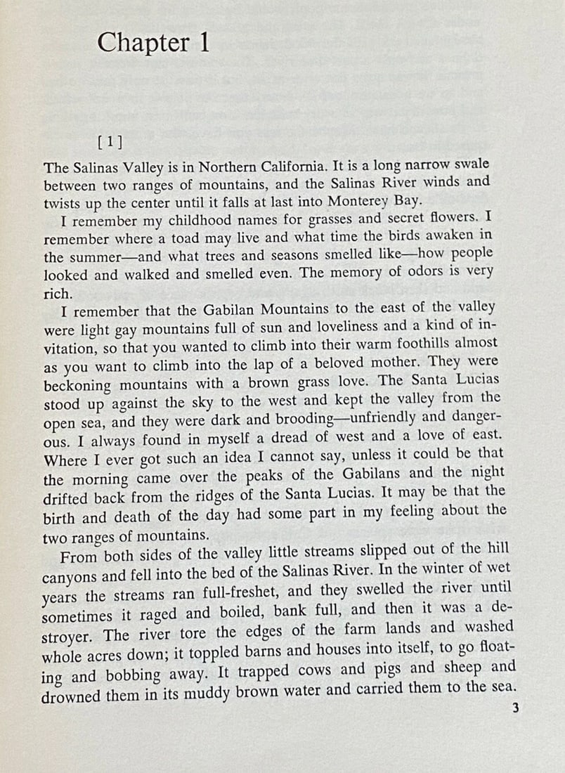 EAST OF EDEN John Steinbeck 1ST ED. 2nd PRE Publication Print HC/DJ Viking 1952 - 9