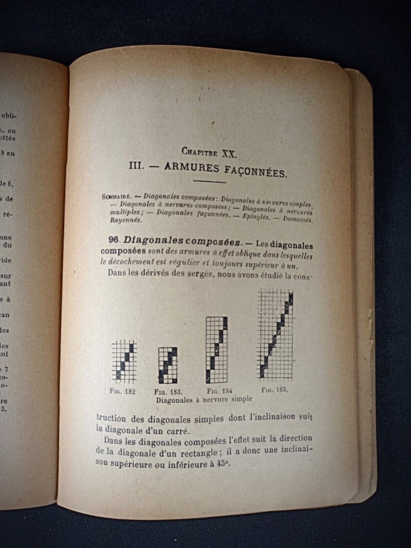Antique Book on Wool Fabrication - 1926 Edition by C. Thomas & P. Araud - 5