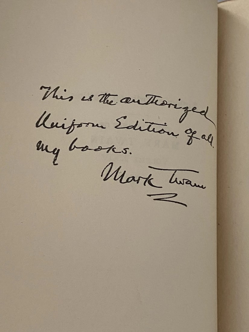 Mark Twain HC Authors Unified Ed Vol. XXIV The $30,000 Bequest Harper 1903 - 14