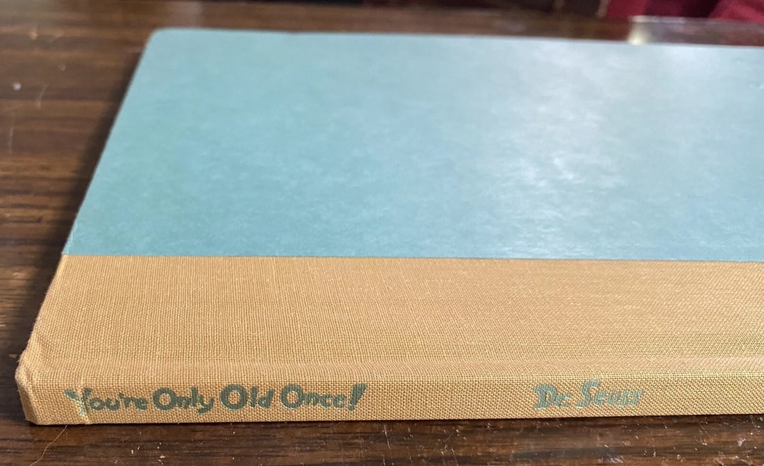 You're Only Old Once by Dr. Seuss Book 1986 1st Edition 5th Printing HB DJ - 16