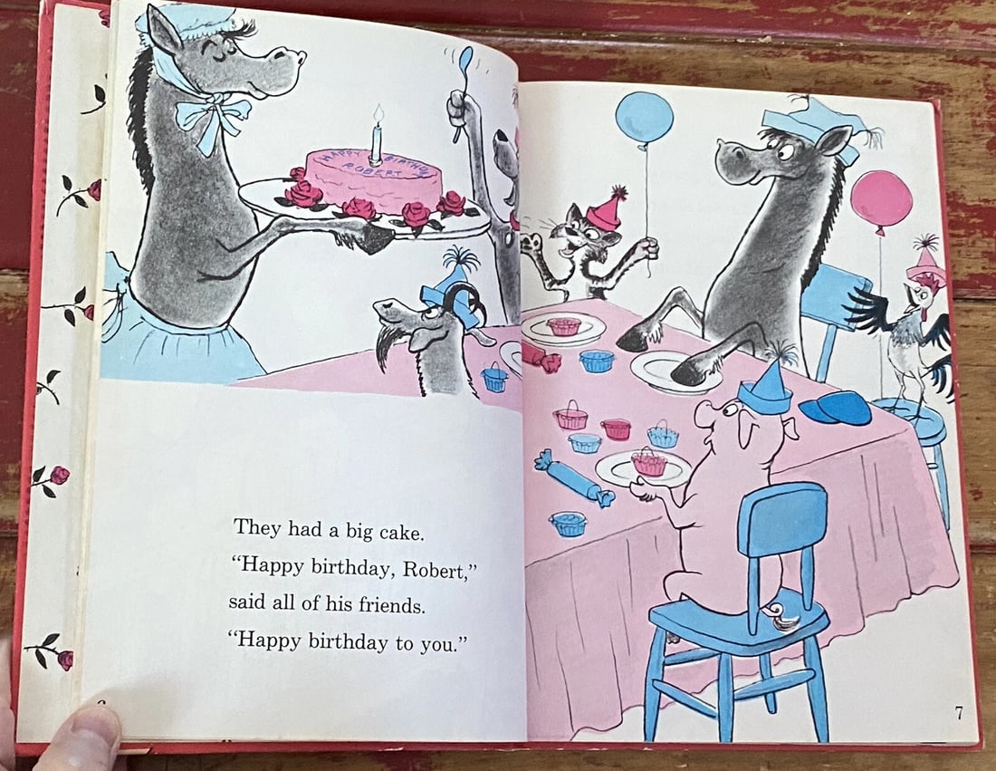 Robert the Rose Horse Joan Heilbroner HC 1st BC Edition #0-5, H-L Good Condition - 9