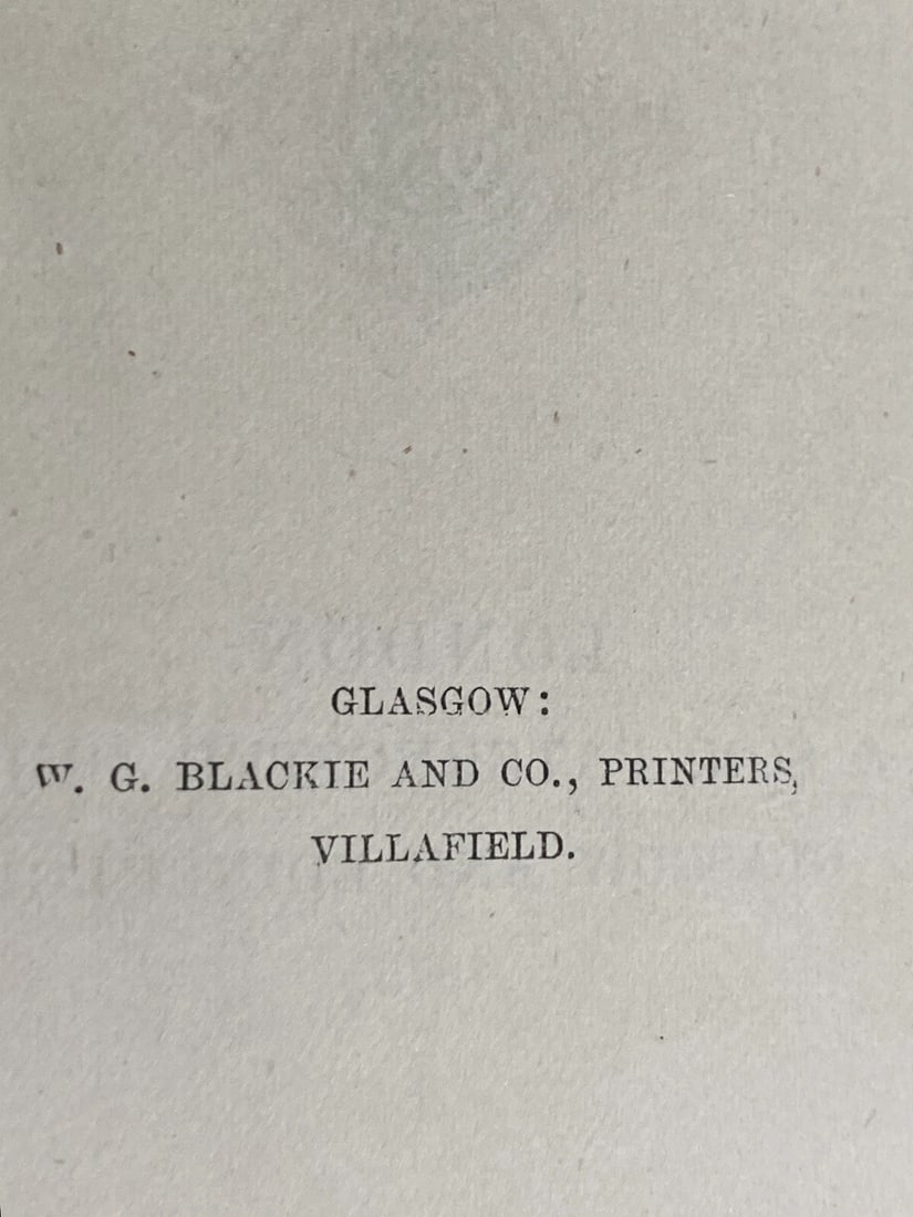 CASQUET OF LITERATURE 1875 VOL. I-II in 1 Volume Partial Leather Gibbon BLACKIE - 7