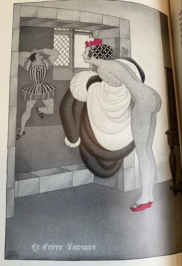 Honore De Balzac Droll Stories 1928 Garden City Press HC 1st Thus Illustrated VG - 6