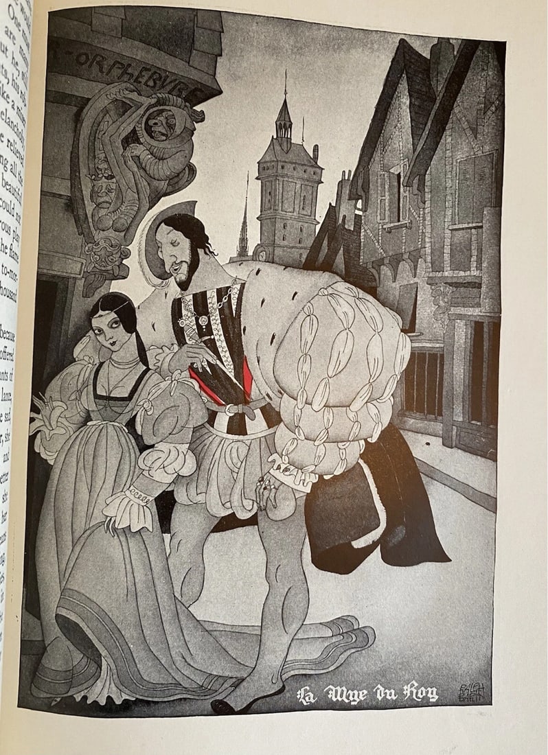 Honore De Balzac Droll Stories 1928 Garden City Press HC 1st Thus Illustrated VG - 8