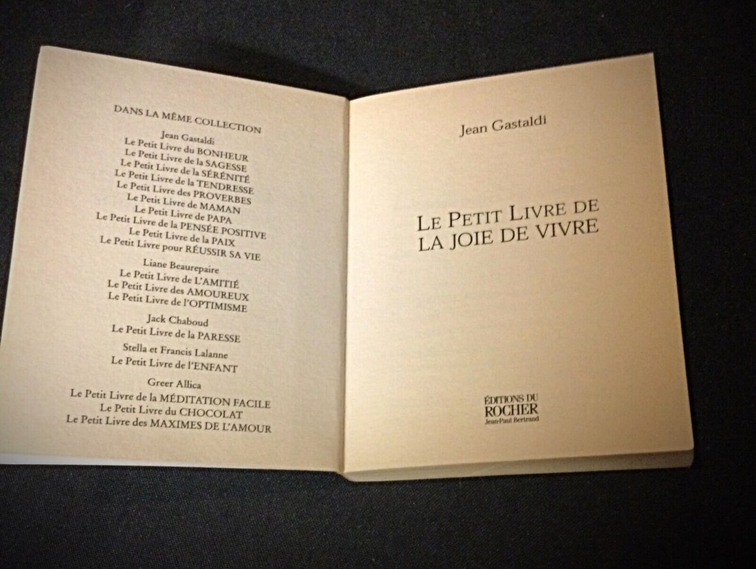 Lot of 3 Vintage Books: "La Joie de Vivre, "La Journee du Chretien - 10