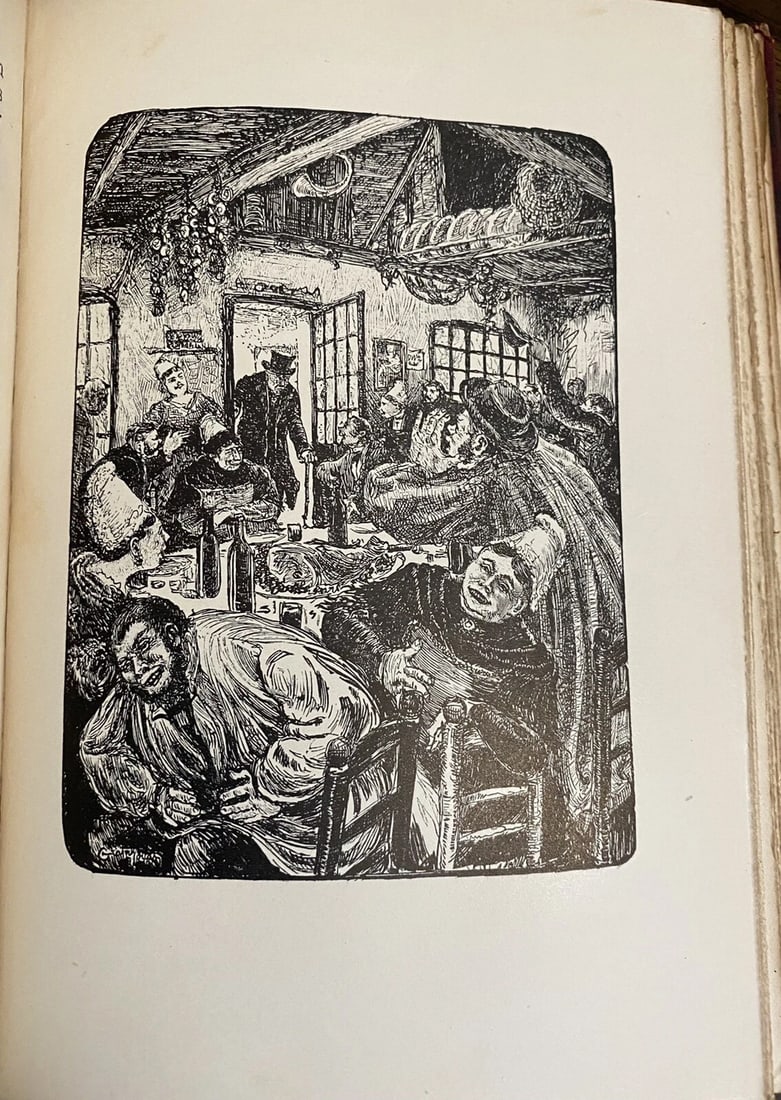 Guy De Maupassant Vol. VI A Llife, Inheritance 1910 Pearson Publishing Illus.HC - 7