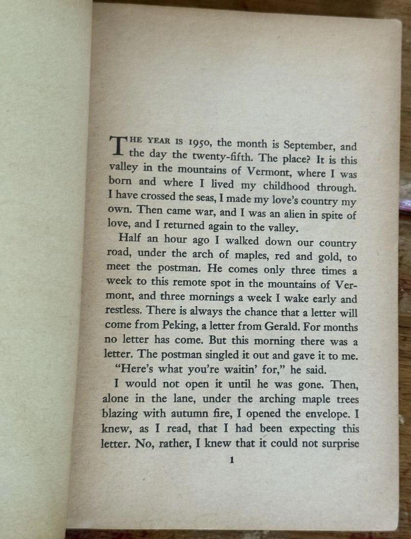 Letter From Peking By PEARL S. BUCK PB 1962 1st Ed/2ND Giant Cardinal Ed VGood - 8