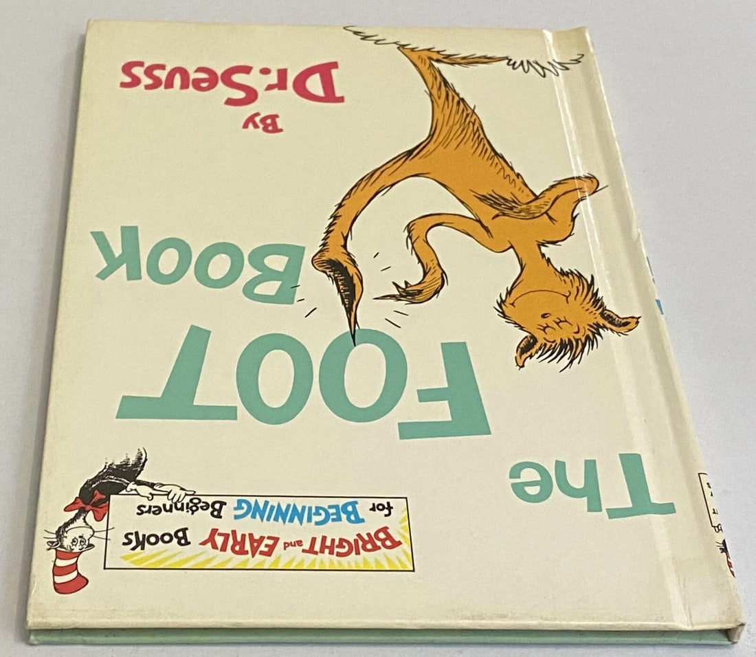 THE FOOT BOOK DR. SEUSS 1968 Grolier BClub 1ST EDITION 1ST PRINT Like NEW Cond. - 8