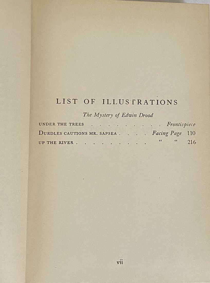 Charles Dickens Edwin Drood, Old Curiosity Shop Clear Type Illustrated HC VGood - 11