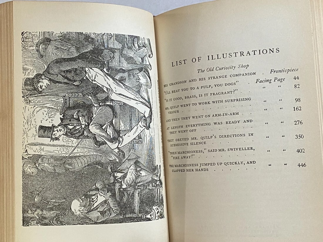Charles Dickens Edwin Drood, Old Curiosity Shop Clear Type Illustrated HC VGood - 7