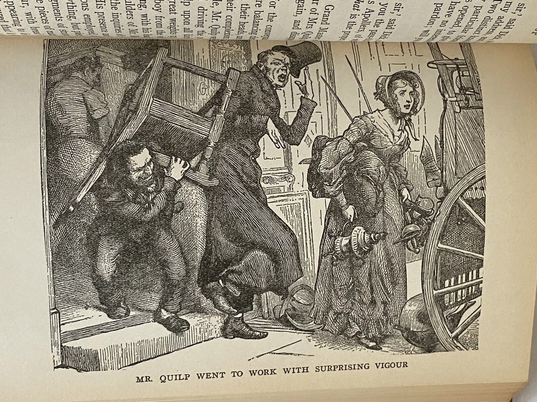 Charles Dickens Edwin Drood, Old Curiosity Shop Clear Type Illustrated HC VGood - 8