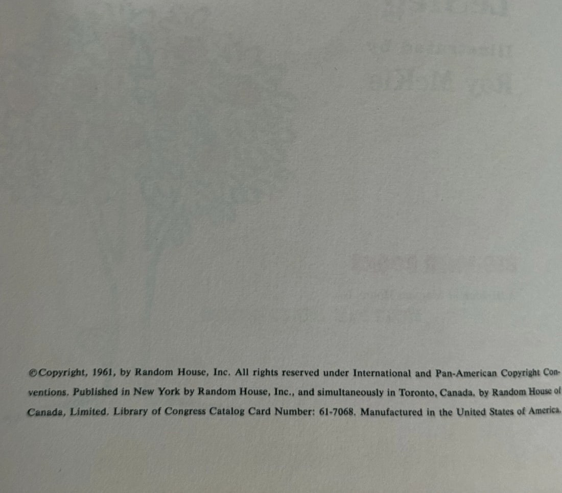 Dr. Seuss 1961 Vtg Book Club Ed Ten Apples Up On Top Theo Lesieg 1st Ed/ 1st Pr - 5