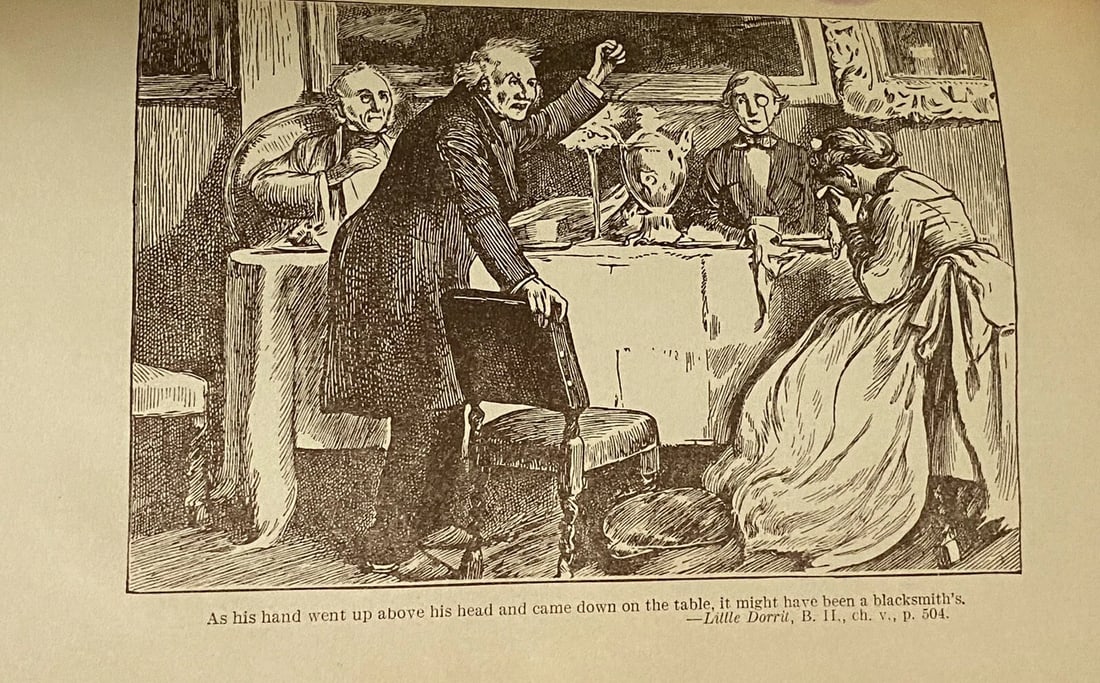 Little Dorrit Charles Dickens University Society Vol. VIII HC Illustrated HC VG - 20