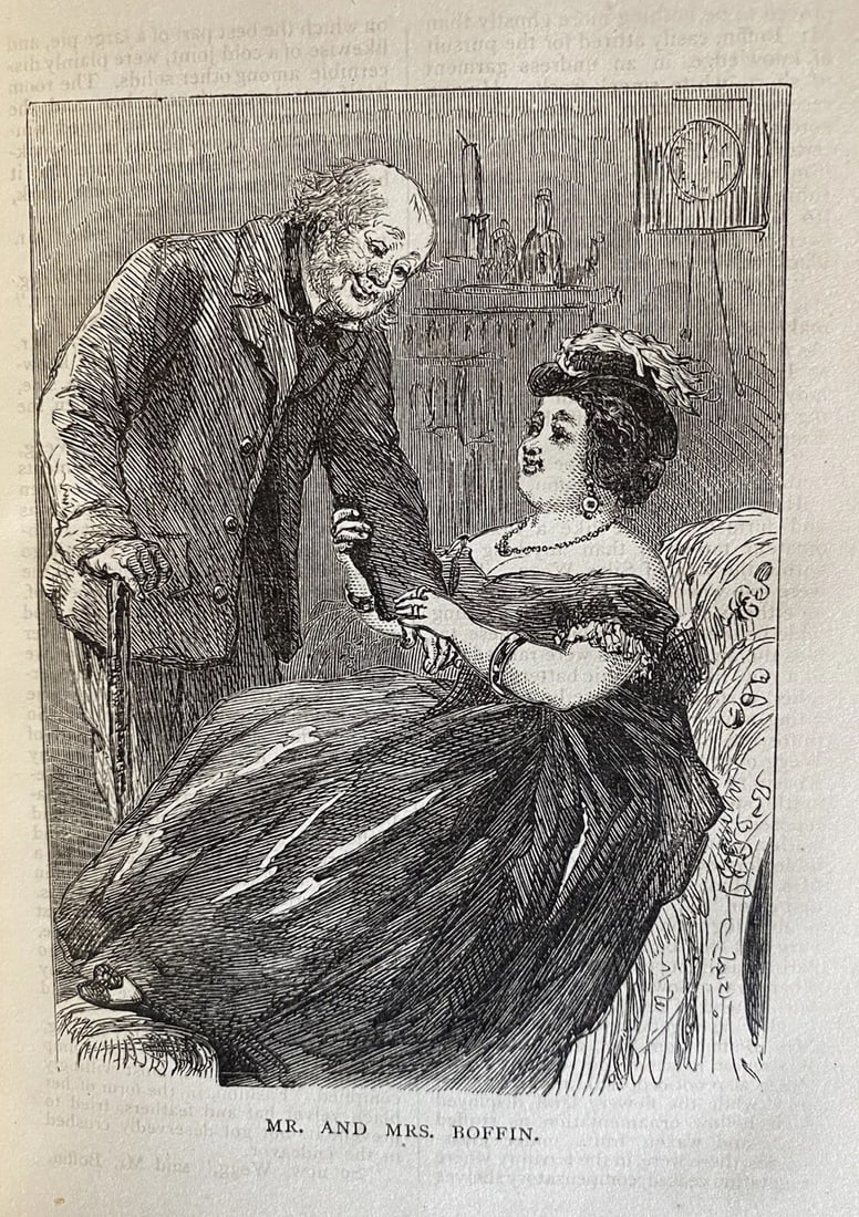 Dickens' Works Illustrated Our Mutual Friend James R. Osgood & Co.Boston 1875 HC - 7