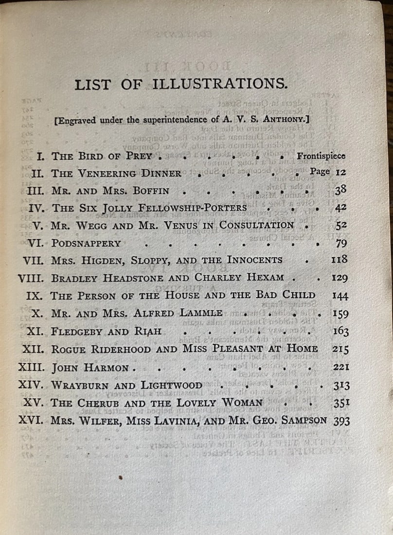 Dickens' Works Illustrated Our Mutual Friend James R. Osgood & Co.Boston 1875 HC - 8