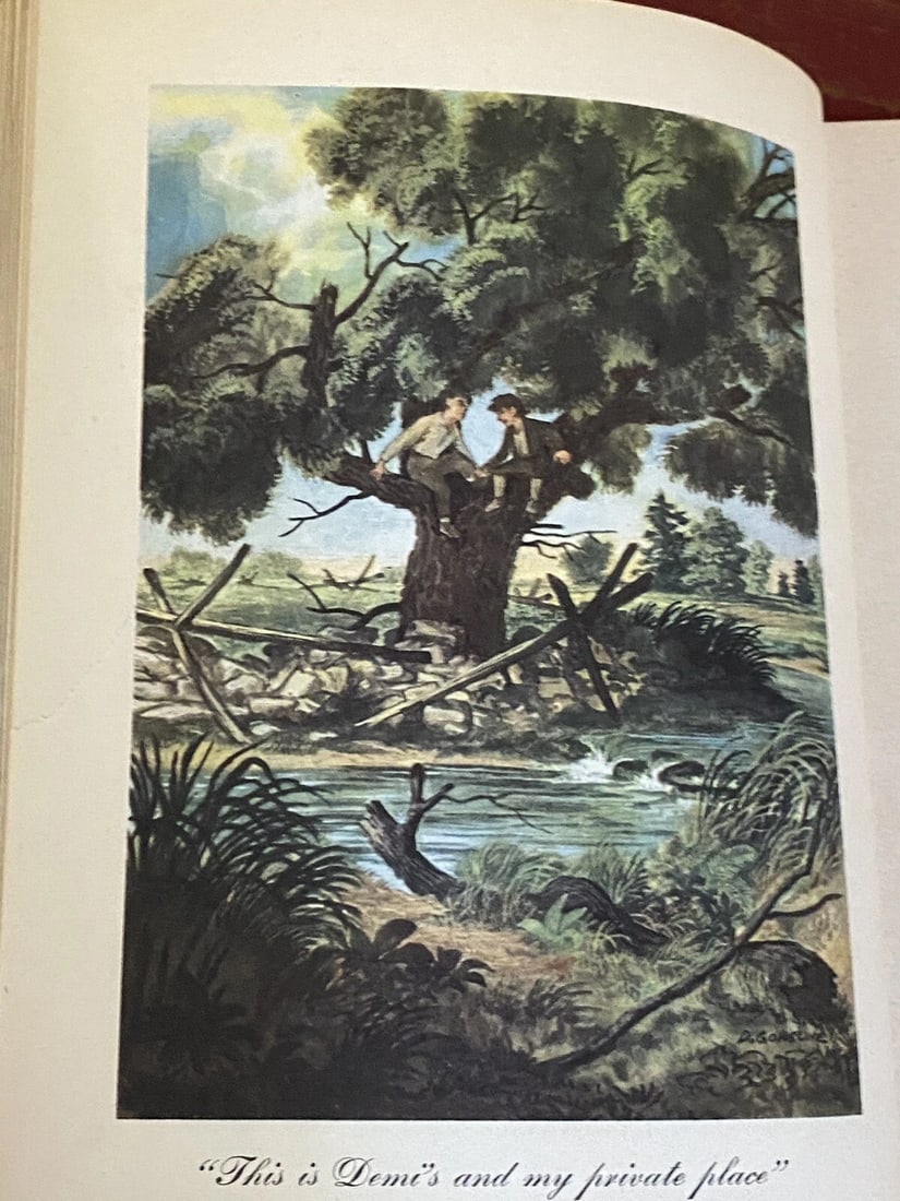 Little Men by Louisa May Alcott Illustrated Grosset & Dunlap 1947 HC Very Good - 8