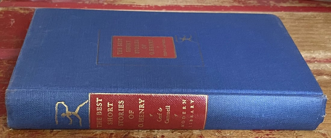THE BEST SHORT STORIES OF O. HENRY Modern Library Edition 1945 HC/DJ V Good - 8