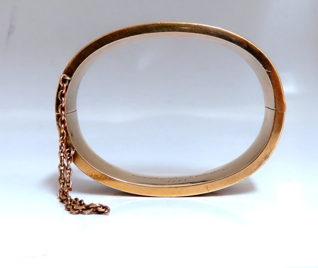 Antique Child's Bangle Bracelet 14kt Circa 1873** - 2