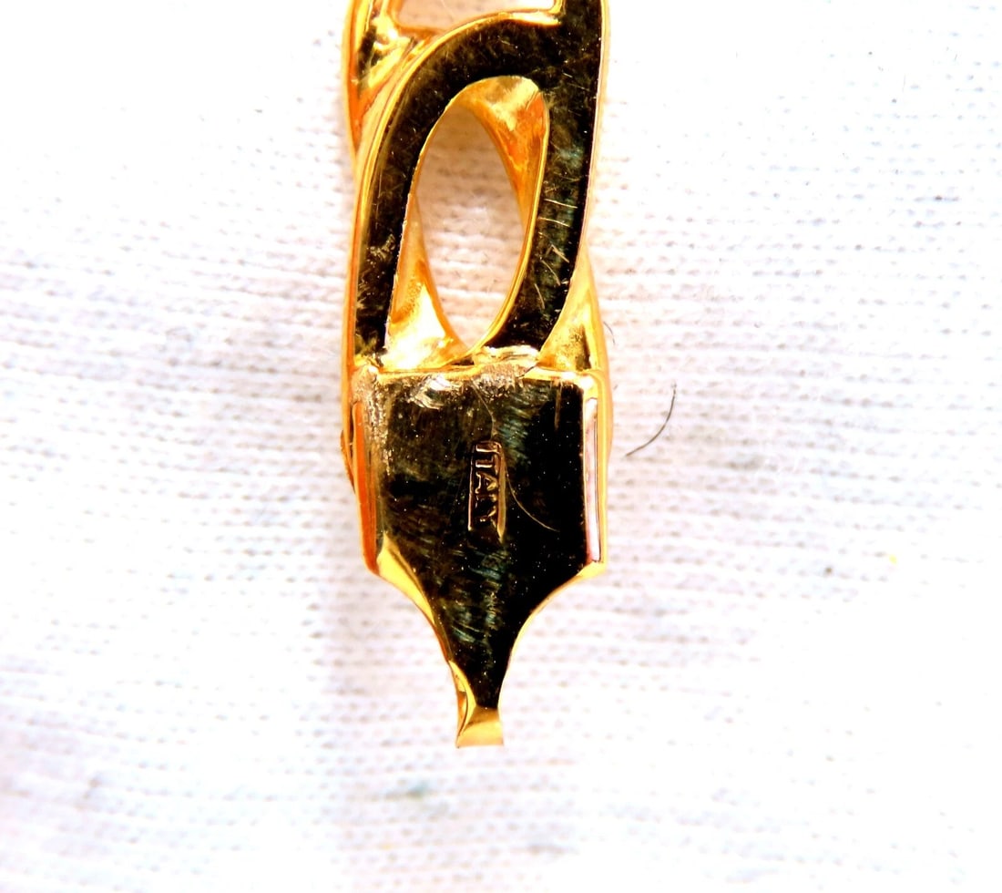 Modified Paper Clip Link Bracelet 14kt Gold 15.6 Grams** - 3