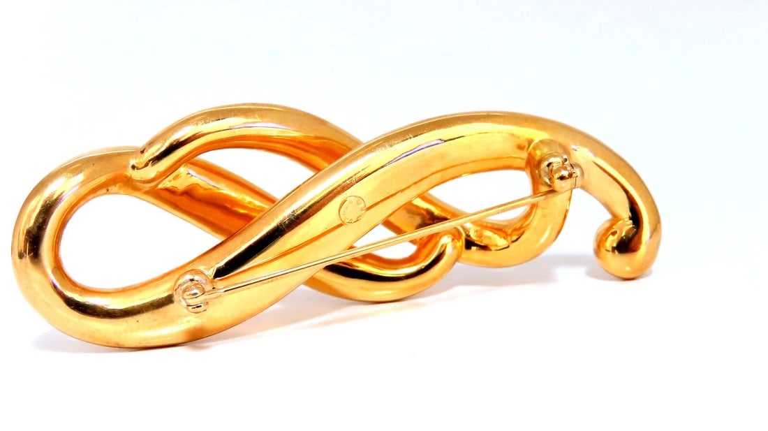 Curling Iconic Pin 14kt** - 2