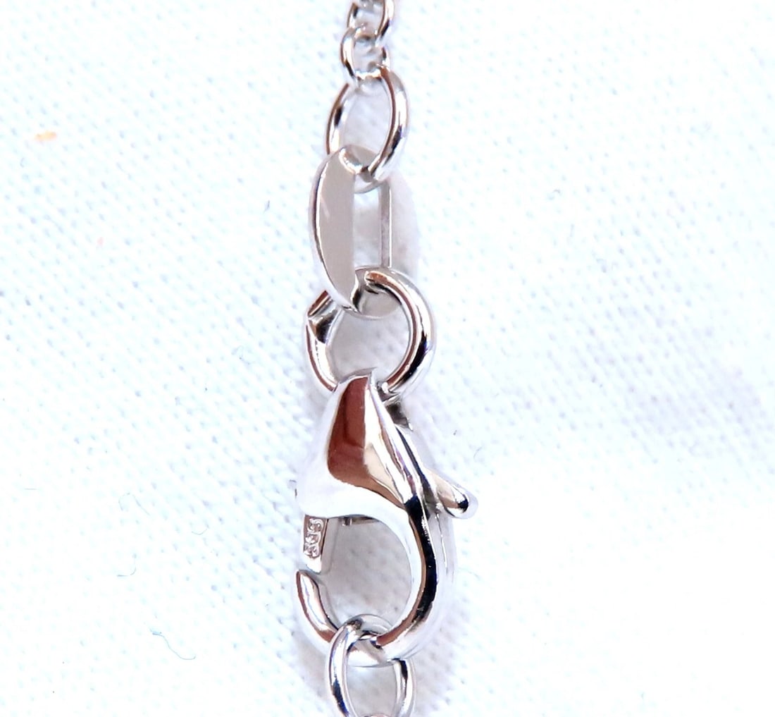 1.40ct natural diamonds halo cluster necklace 14kt** - 2