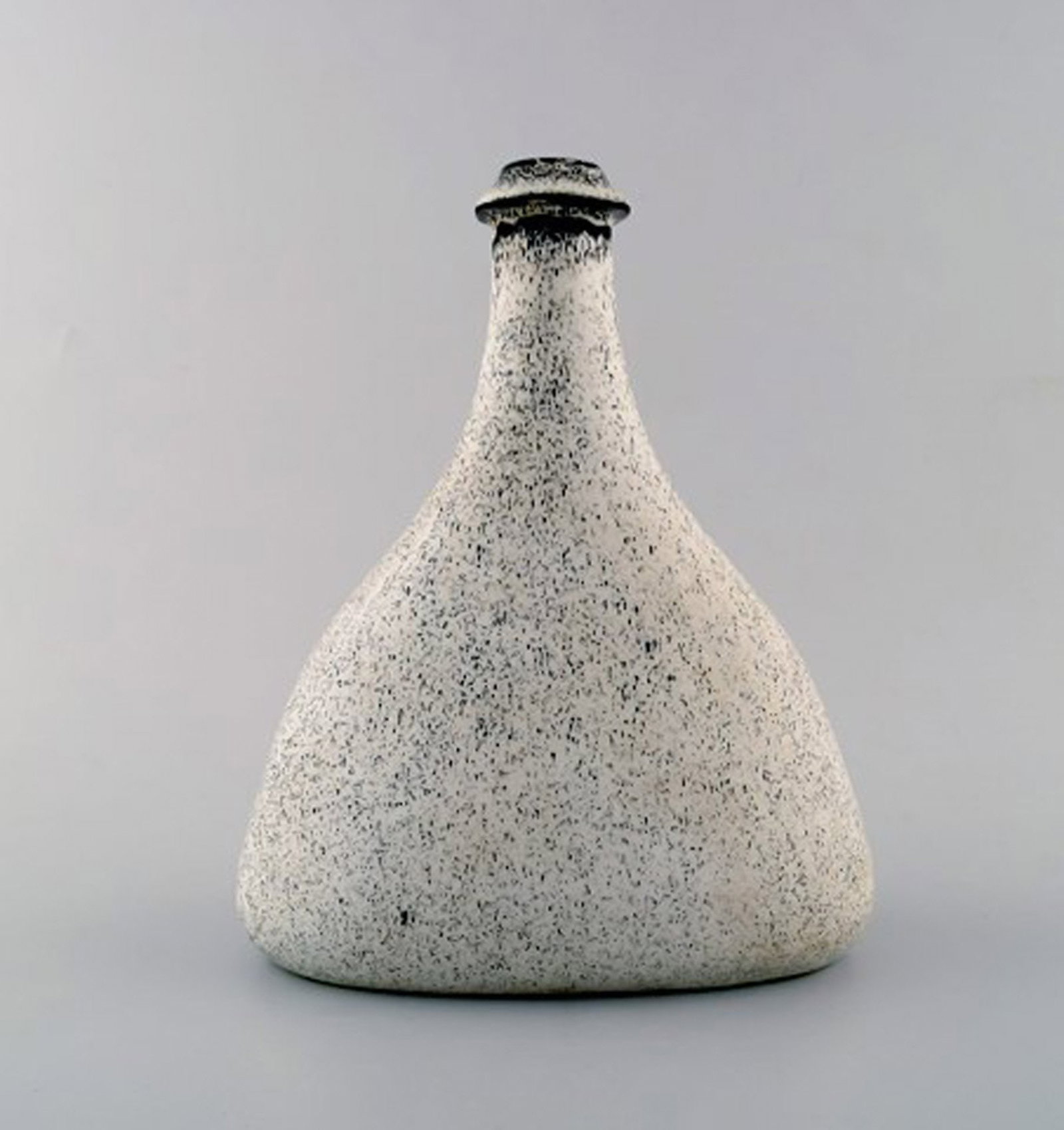 Kähler, Denmark, bottle-shaped glazed vase, 1930 s. - 2