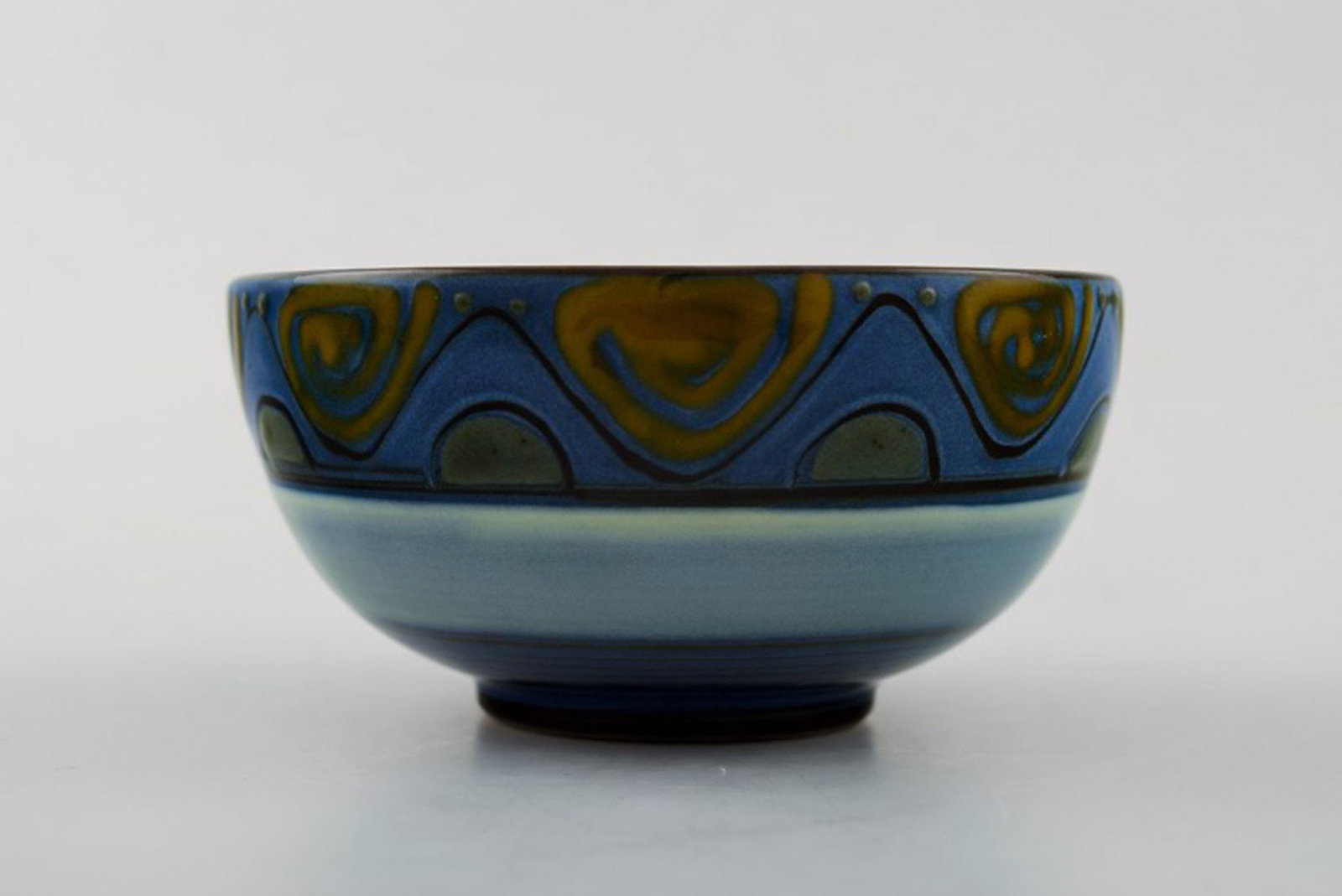 Kähler, Denmark, glazed stoneware bowl. (1 of 4)
