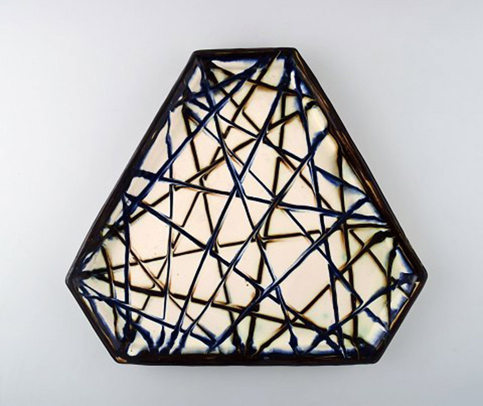 Kähler, Denmark, glazed stoneware dish bowl. - 2