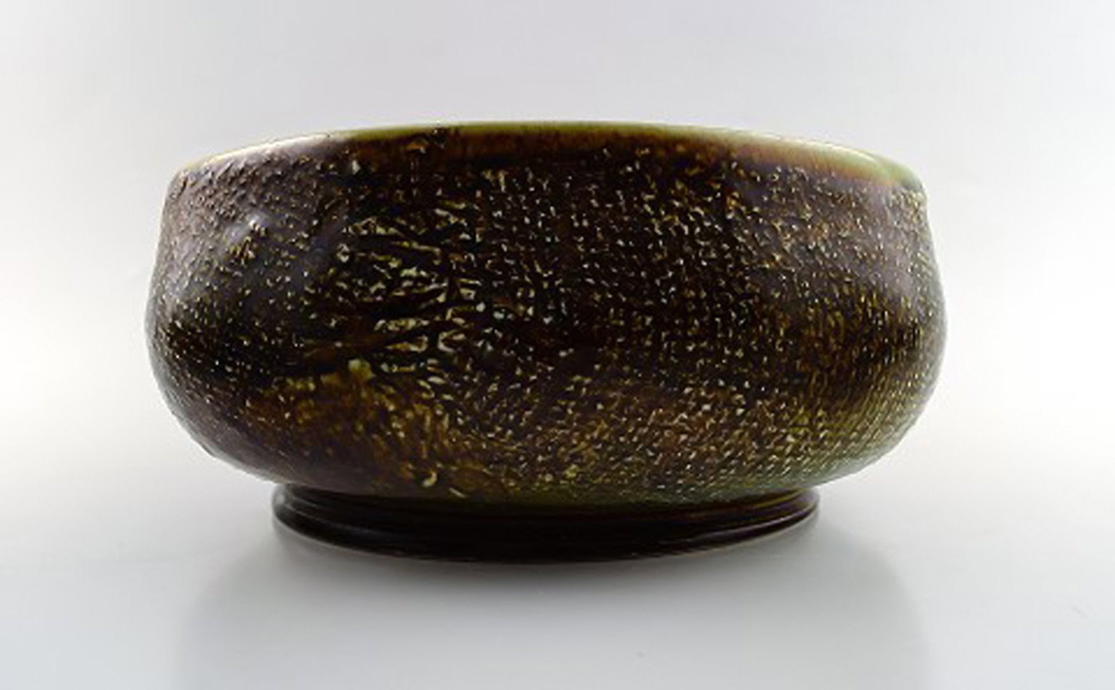 Large Swedish unique ceramic bowl. - 2