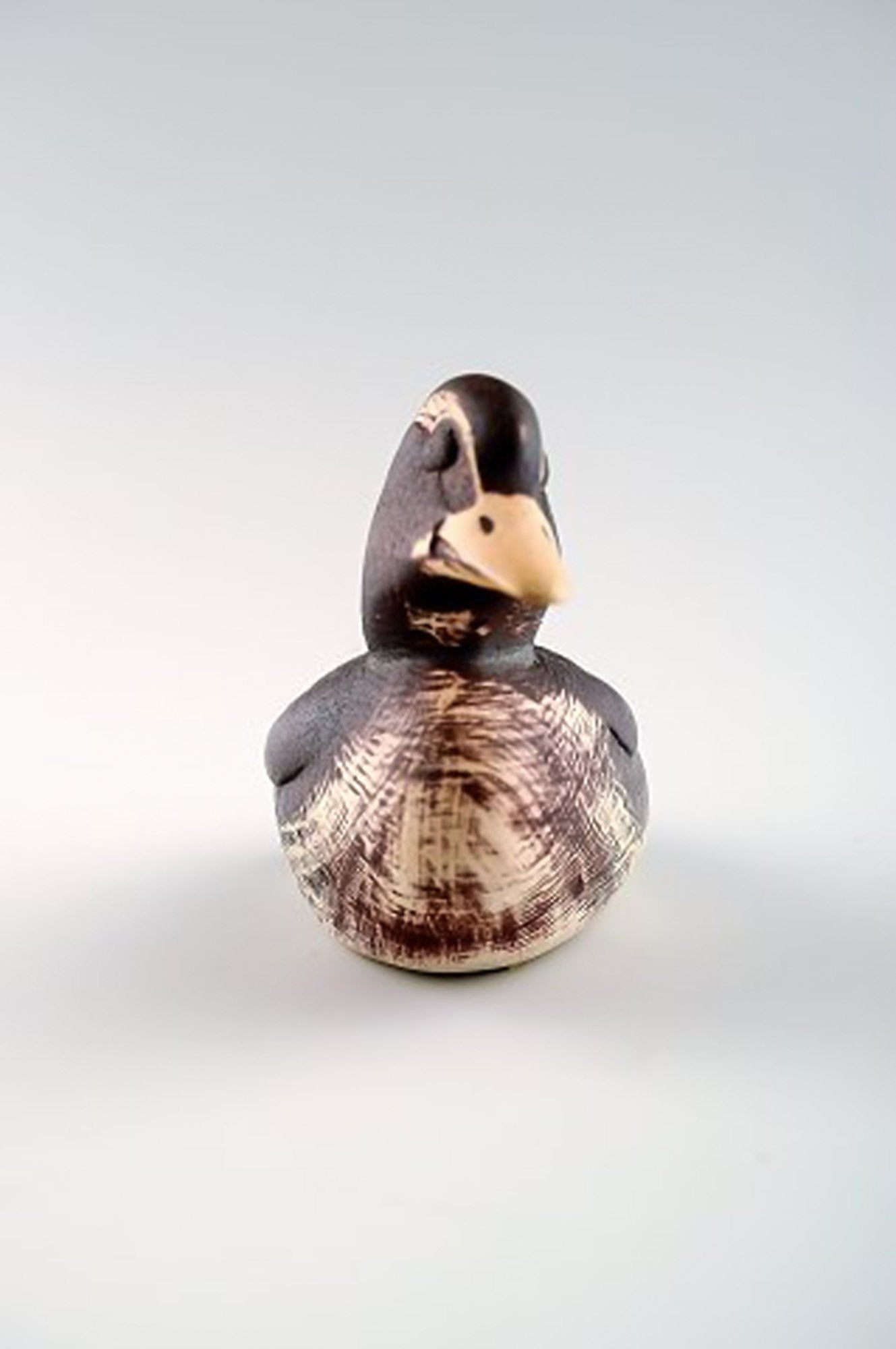 Paul Hoff for Gustavsberg, eider duck in stoneware. - 3