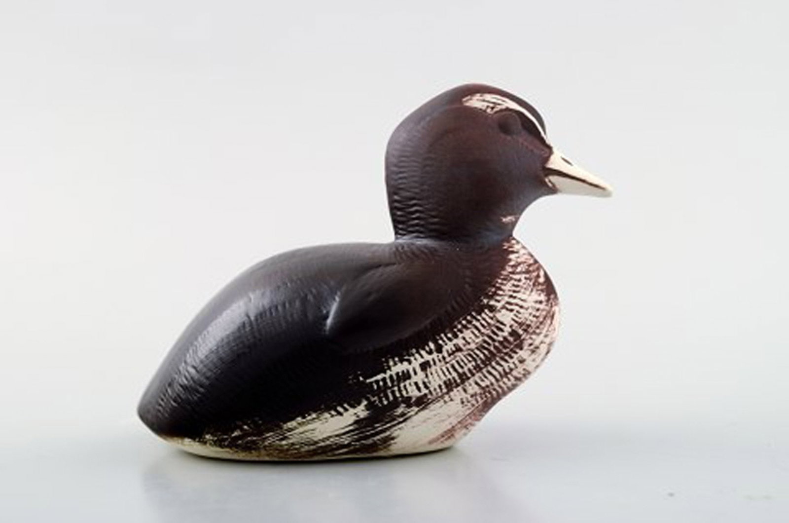 Paul Hoff for Gustavsberg, eider duck in stoneware. - 2